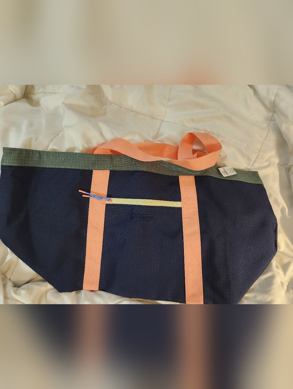 Pink Canvas Tote
